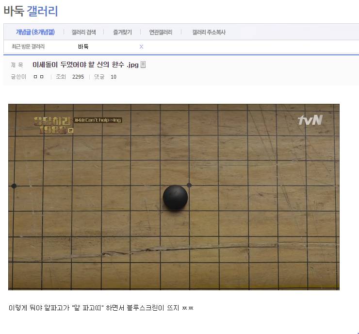 이세돌이 두었어야할 신의 한수.dc | 인스티즈