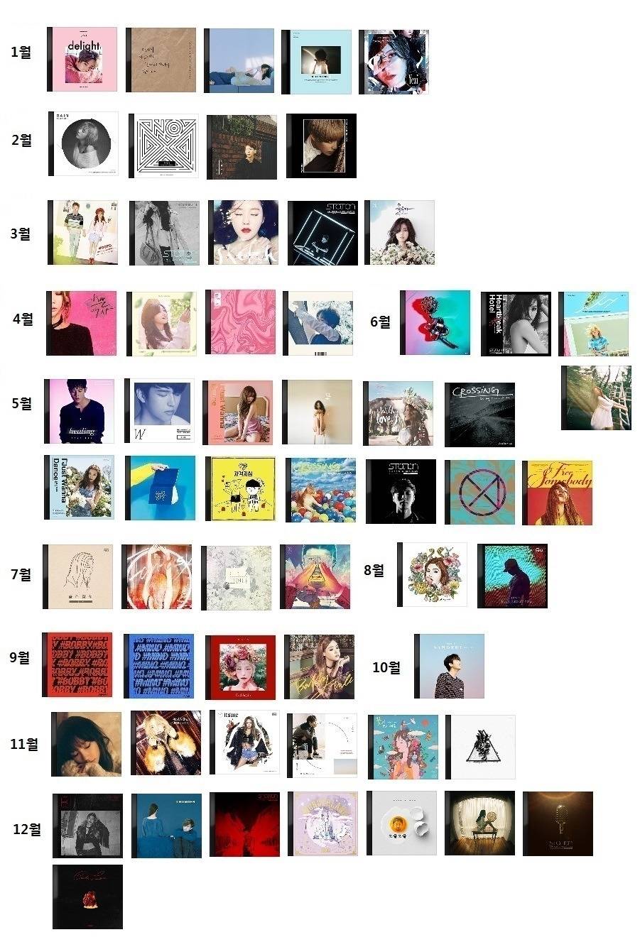 2016년에 나온 아이돌 솔로 모음 | 인스티즈