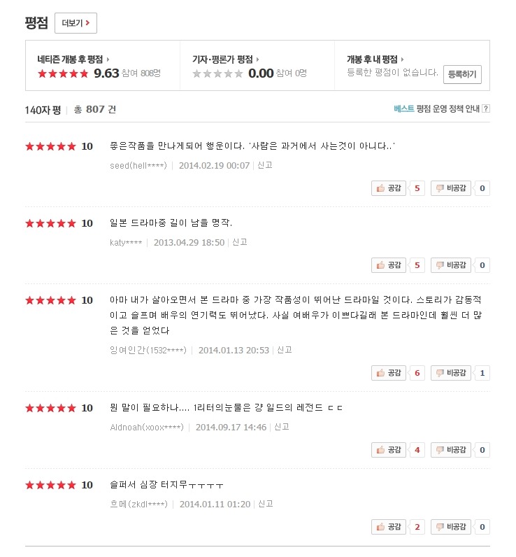 이 드라마를 보고 눈물을 안흘린사람이 없다는 명작.jpg | 인스티즈