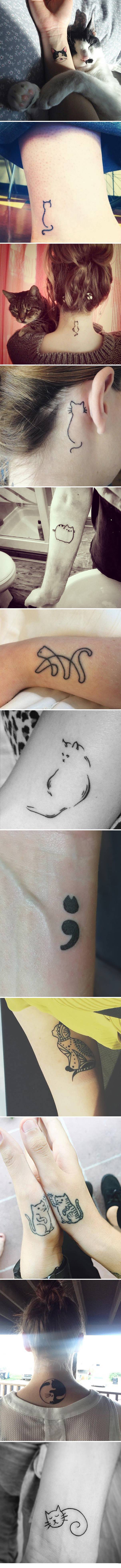 애묘인들이 한 고양이타투 | 인스티즈