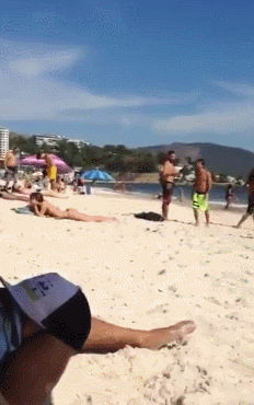 해수욕장에서 안면 트는 법 | 인스티즈