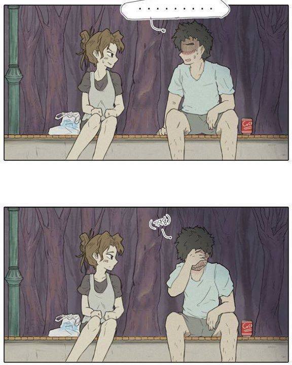 여자가 수줍게 고백하는 만화.jpg | 인스티즈