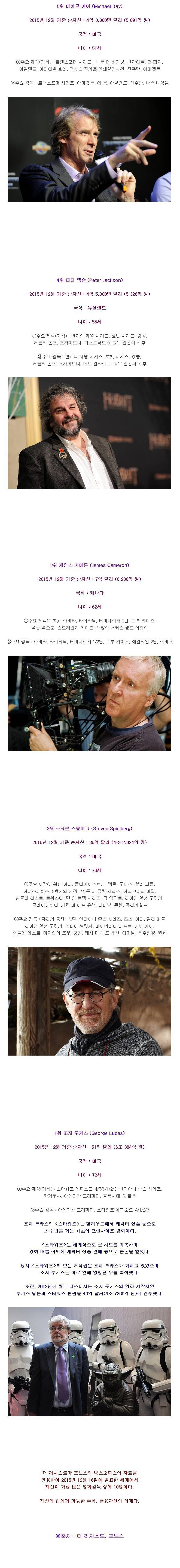 전 세계에서 재산이 가장 많은 영화감독 Top10.jpg | 인스티즈