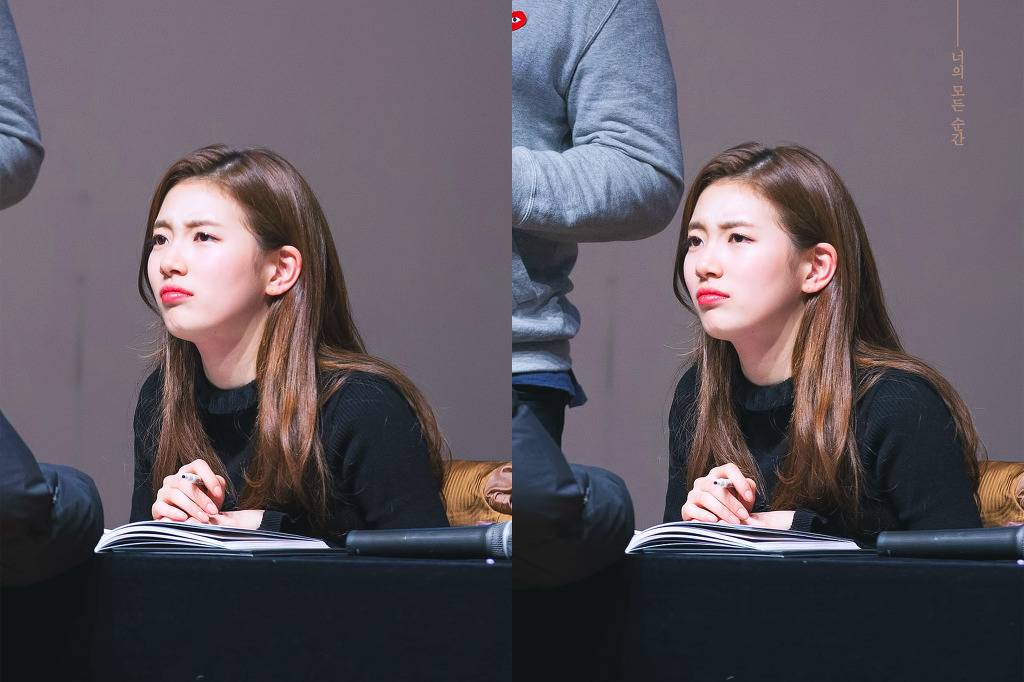 얼굴에서 빛이 나는 배수지.jpgif | 인스티즈