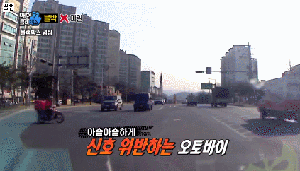[움짤] 적반하장 오토바이 운전자 | 인스티즈