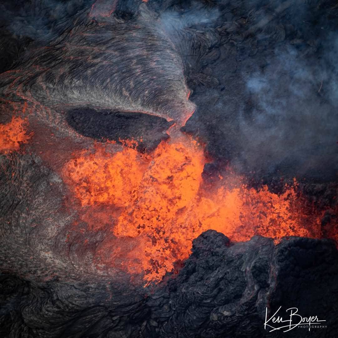 하와이 용암분출 상황.GIF | 인스티즈