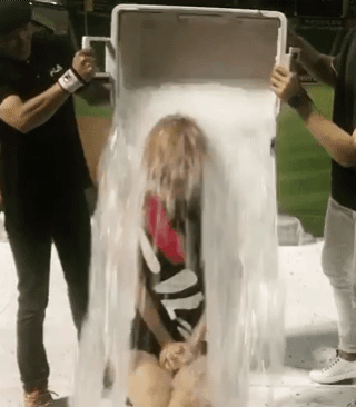 치어리더 서현숙 아이스버킷 챌린지.gif | 인스티즈