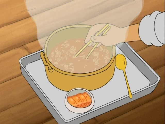 단순한 작화지만 침샘돋는 한국애니메이션 속 음식들 | 인스티즈