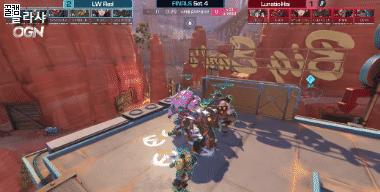 [오버워치] 시합 전 게임을 이기자는 의식을 치르는 영웅들.gif | 인스티즈