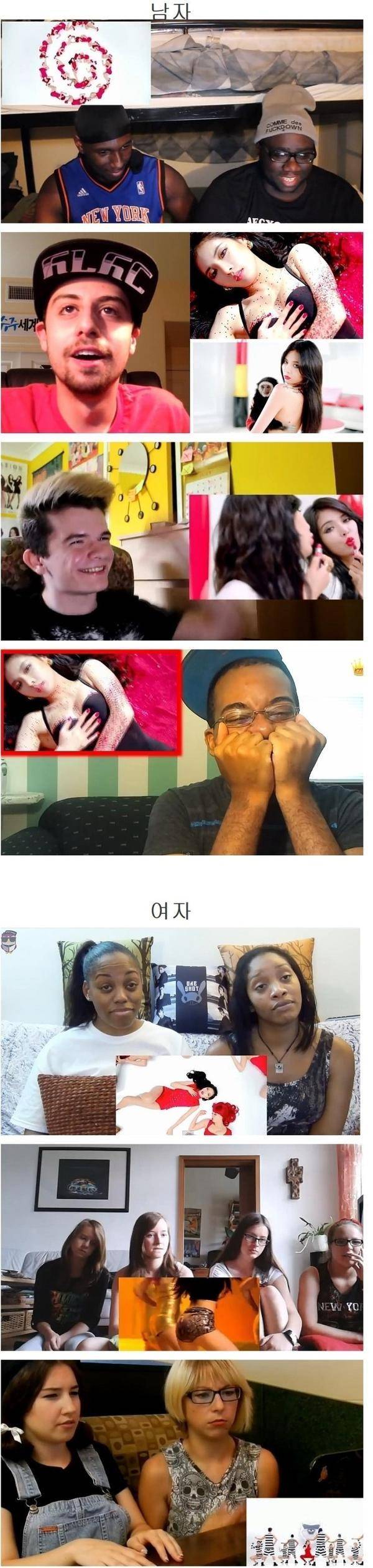 현아를 보는 남녀 차이 | 인스티즈