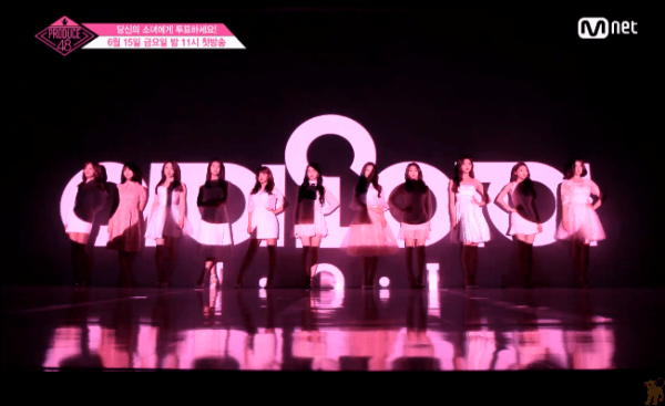 프로듀스 48 홍보를 위해 소환되는 아이오아이.gif | 인스티즈