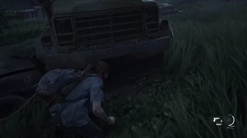 라스트오브어스 파트2 전투파트.GIF | 인스티즈