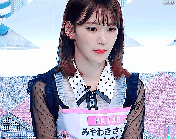 프로듀스48 1화 미야와키 사쿠라.gif | 인스티즈