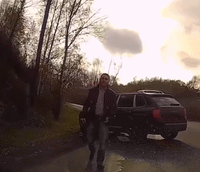 운전 시비 in 러시아 ......gif | 인스티즈