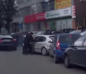 운전 시비 in 러시아 ......gif | 인스티즈