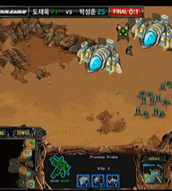 [스타1] 프로토스를 가장 잘 잡는 저그의 결승전 승부수.gif | 인스티즈
