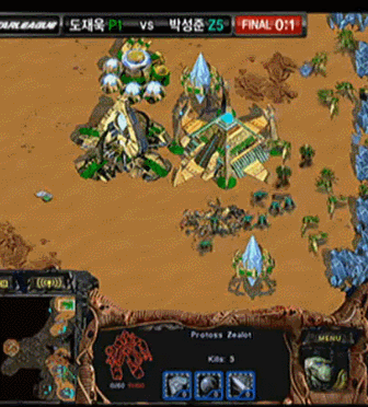 [스타1] 프로토스를 가장 잘 잡는 저그의 결승전 승부수.gif | 인스티즈