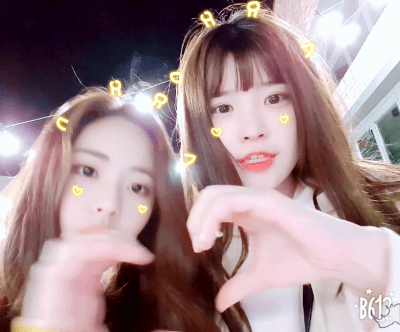 프로미스나인 송하영-박지원.gif | 인스티즈