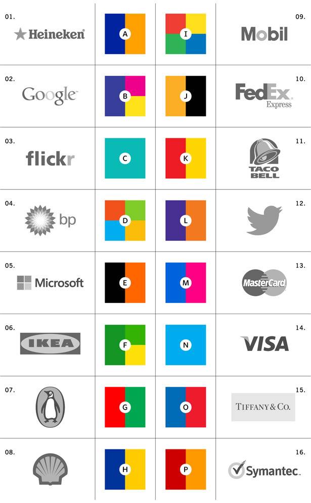 [퀴즈] 세계적으로 유명한 기업 로고들의 색깔은 무엇일까 | 인스티즈