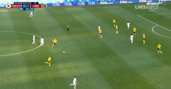 스웨덴전 한국 풀백 크로스 모음.GIF | 인스티즈