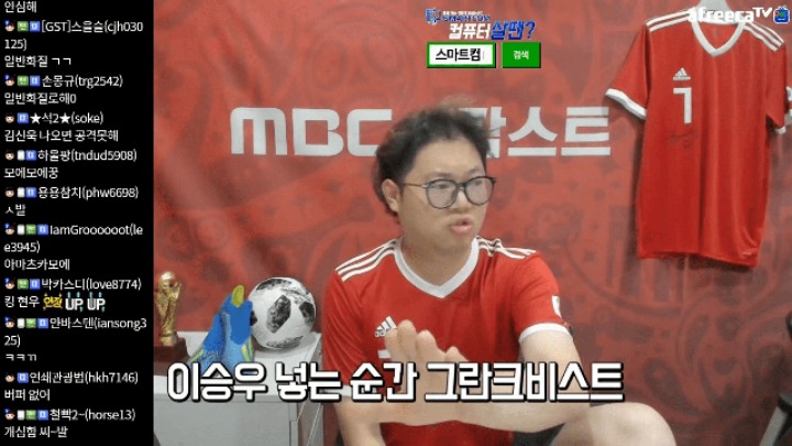 스웨덴 전 하프타임에 신태용 빙의한 감스트 | 인스티즈