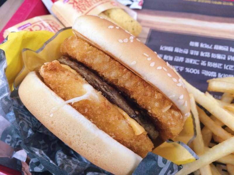 [햄버거] 패티를 두 장 이상 넣은 패스트푸드점 햄버거들 | 인스티즈