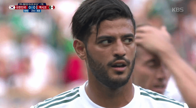 얼굴도 열일하는 멕시코 선수 카를로스 벨라.gif | 인스티즈
