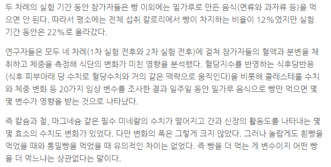 통밀빵은 흰빵보다 몸에 좋을까? | 인스티즈