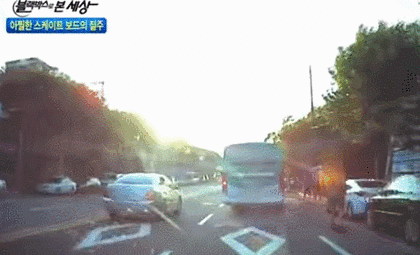 도로위 아찔한 스케이트 보드의 질주 | 인스티즈