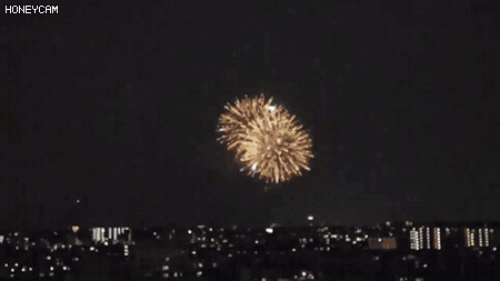 번개 치는 날 불꽃놀이.gif | 인스티즈