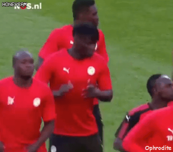 세네갈 대표팀 훈련 분위기.gif | 인스티즈