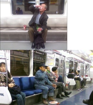 공공교통에서의 섭취행위 어디까지 괜찮다고 보는가? | 인스티즈