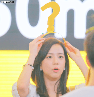 [블랙핑크] 물음표 지수.gif | 인스티즈