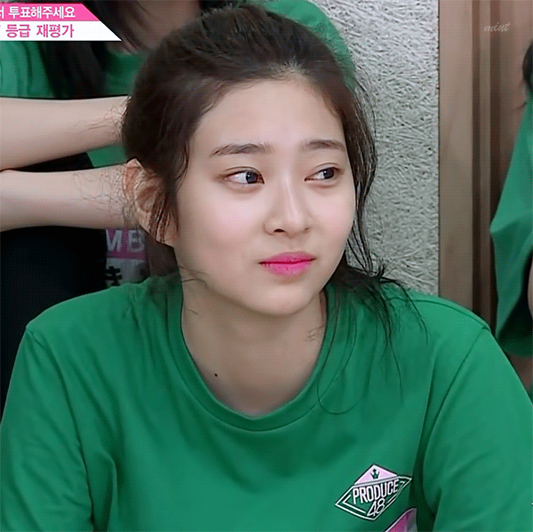 프로듀스48 2화 김민주.gif | 인스티즈