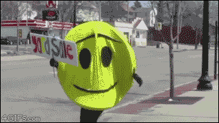 일어나지 못하는 인형탈 알바.gif | 인스티즈