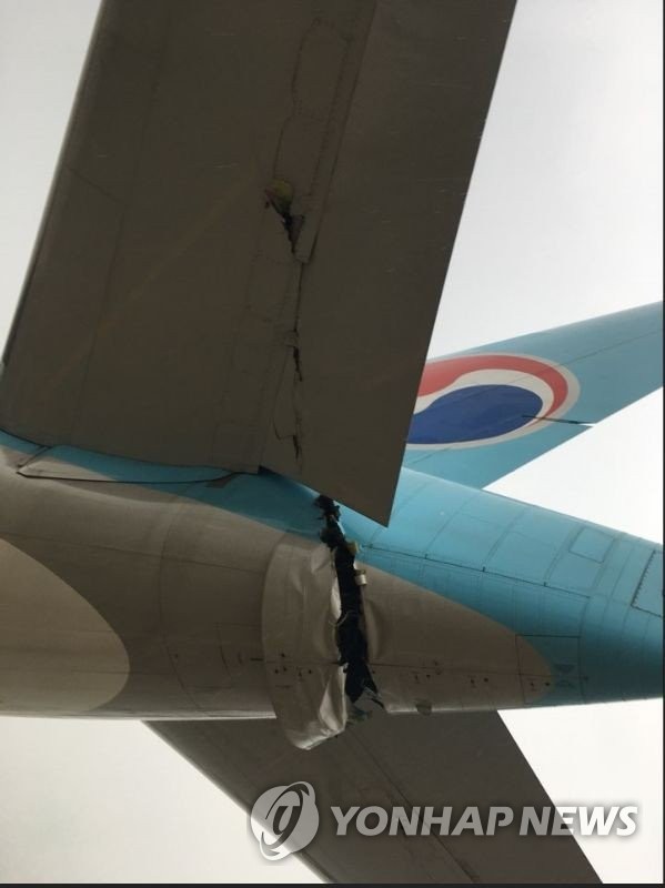 아시아나 비행기와 부딪힌 대한항공 비행기 | 인스티즈