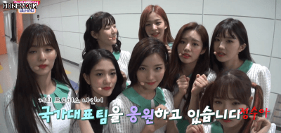 쇼챔피언 비하인드 - 축알못 프로미스 나인.gif | 인스티즈