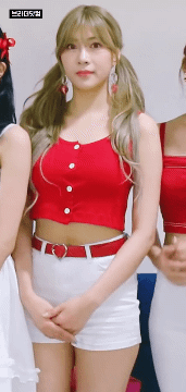 오하영 양갈래 머리.gif | 인스티즈