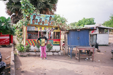 아프리카 가나의 이발소 간판 | 인스티즈