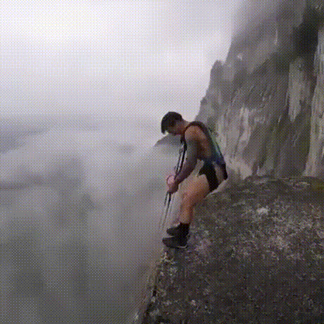 절벽에서 뛰어내리는 남자 | 인스티즈