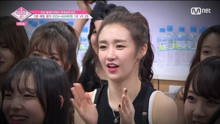 [프듀48] OOH_AHH하게 1,2조 무대에 대한 연습생 리액션.jpg | 인스티즈