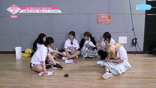 [프듀48] 리더 잘못 만나서 고생하는 조가현.jpgif | 인스티즈