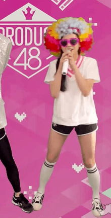 프듀48 한일 연습생의 우정.gif (장규리-노에) | 인스티즈