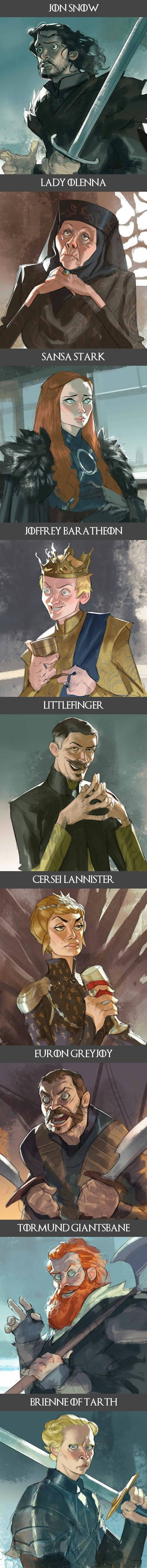 [왕좌의게임] 등장인물들을 디즈니화 한다면 | 인스티즈