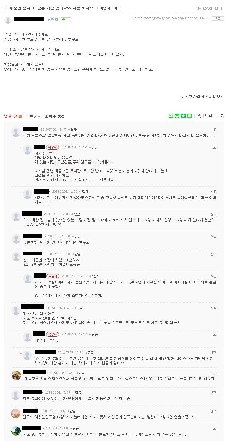 30대 중반 남자가 자가용 없는게 이해안가네요.jpg | 인스티즈