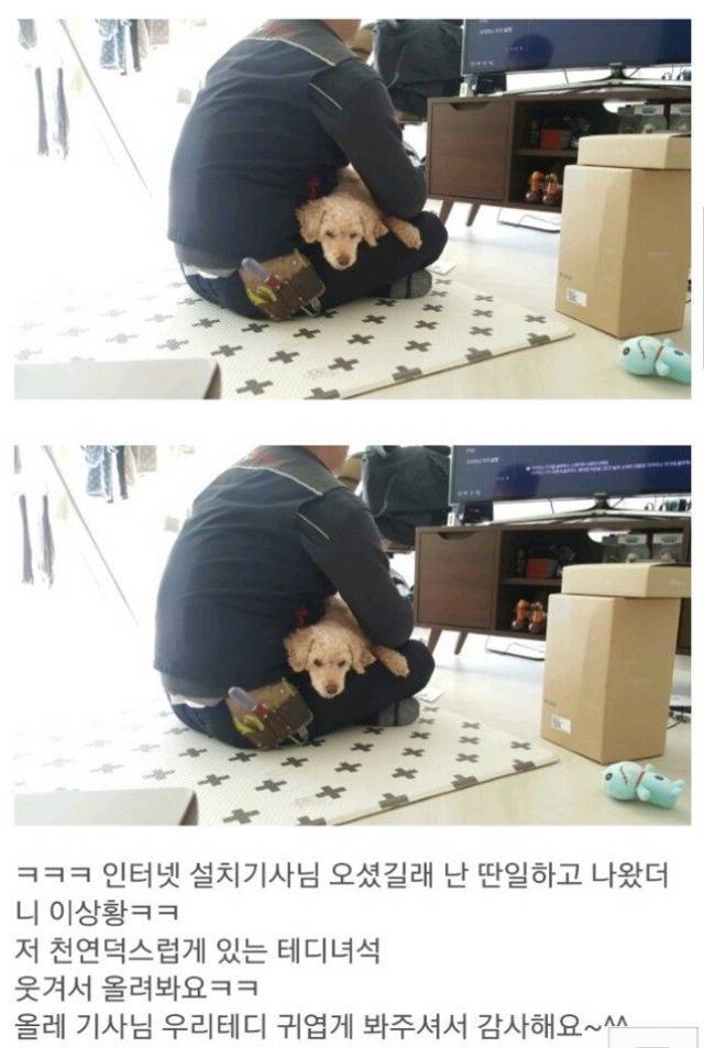인터넷 설치 기사님이 오셨는데 글쎄.. | 인스티즈