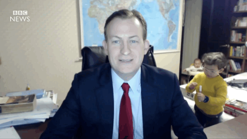 bbc 방송사고의 킬링포인트 (아버지의 위장전술) | 인스티즈