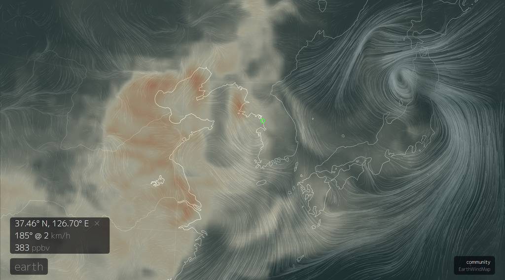 국내외 사이트들의 미세먼지 수치 차이 | 인스티즈