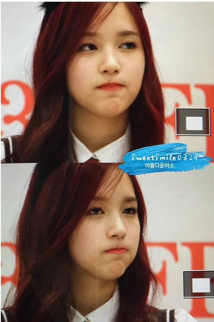 트와이스 미나 입 꾹꾹이........... | 인스티즈