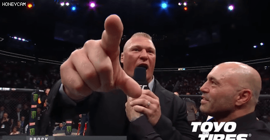 브록 레스너 : 다니엘 코미어 신경전.gif | 인스티즈